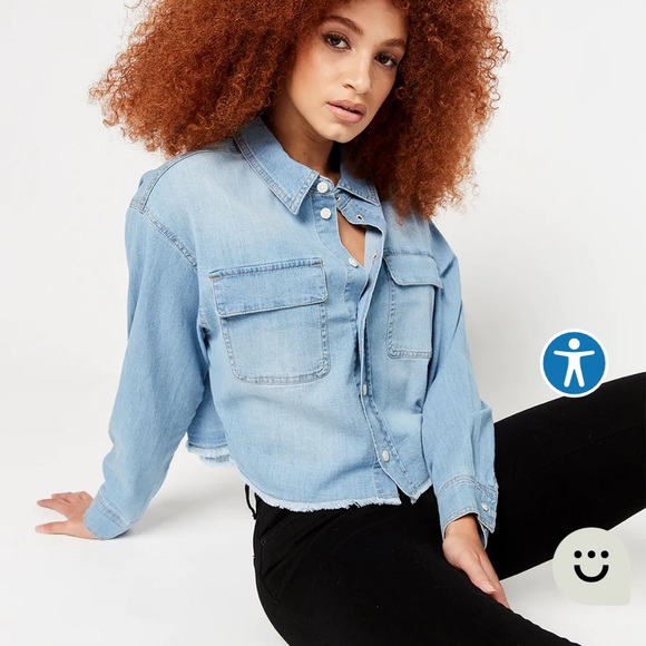 David Bitton Cotton Chambray Button Up - Picture 4 of 16